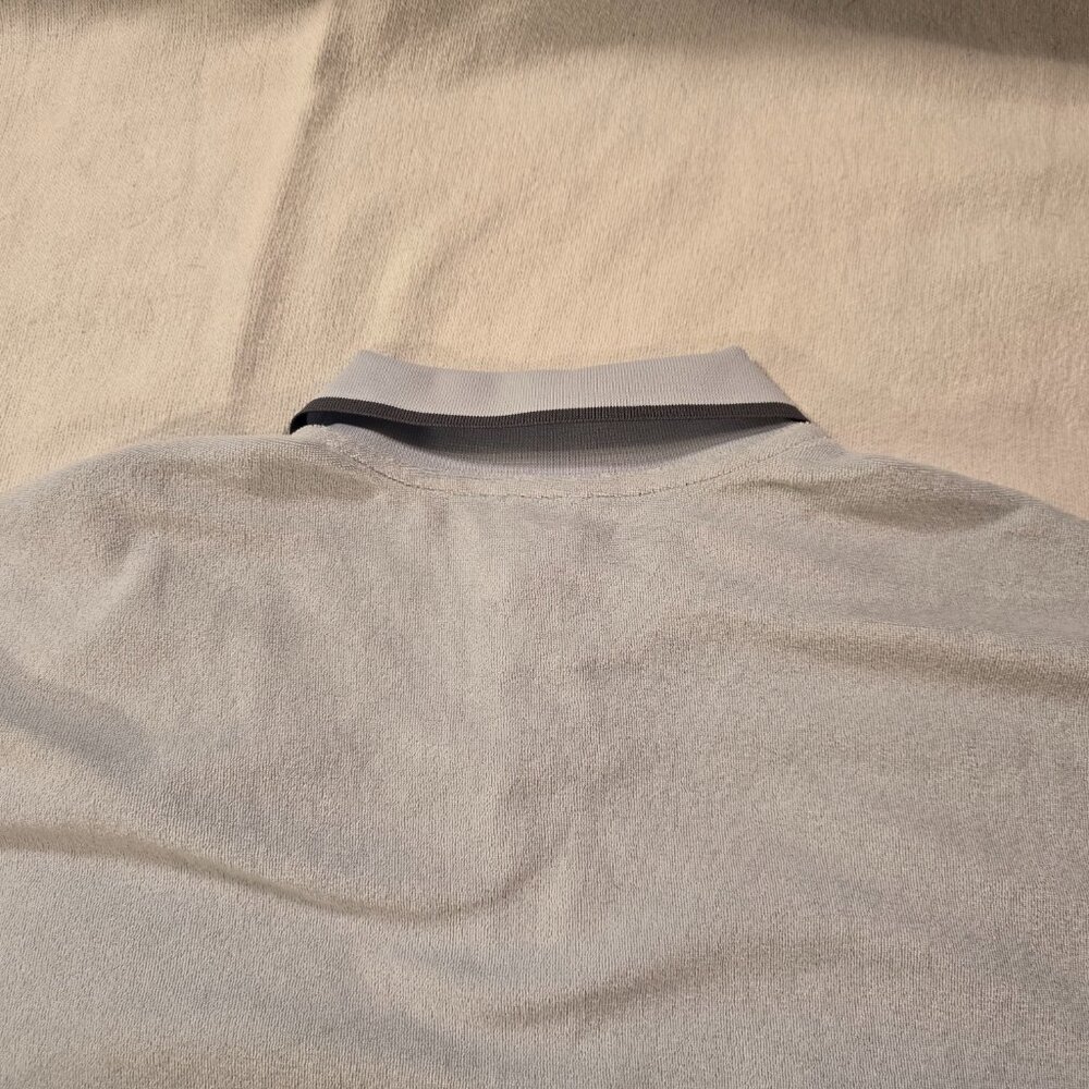 Lululemon Mens M Medium Cotton Terry Relaxed Fit Polo NWT NEW SOFT Light Blue - Picture 11 of 15